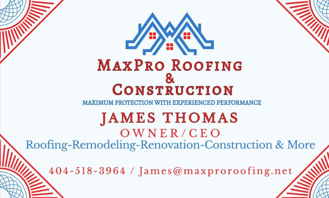 MaxPro Roofing & Construction — Maximum Protection With Experienced Performance